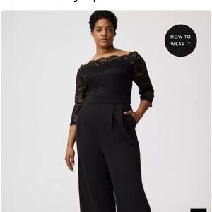 Elegant Black Lace Jumpsuit